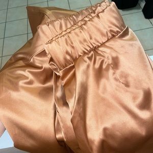 Brand New On Board Satin Pants by A Day